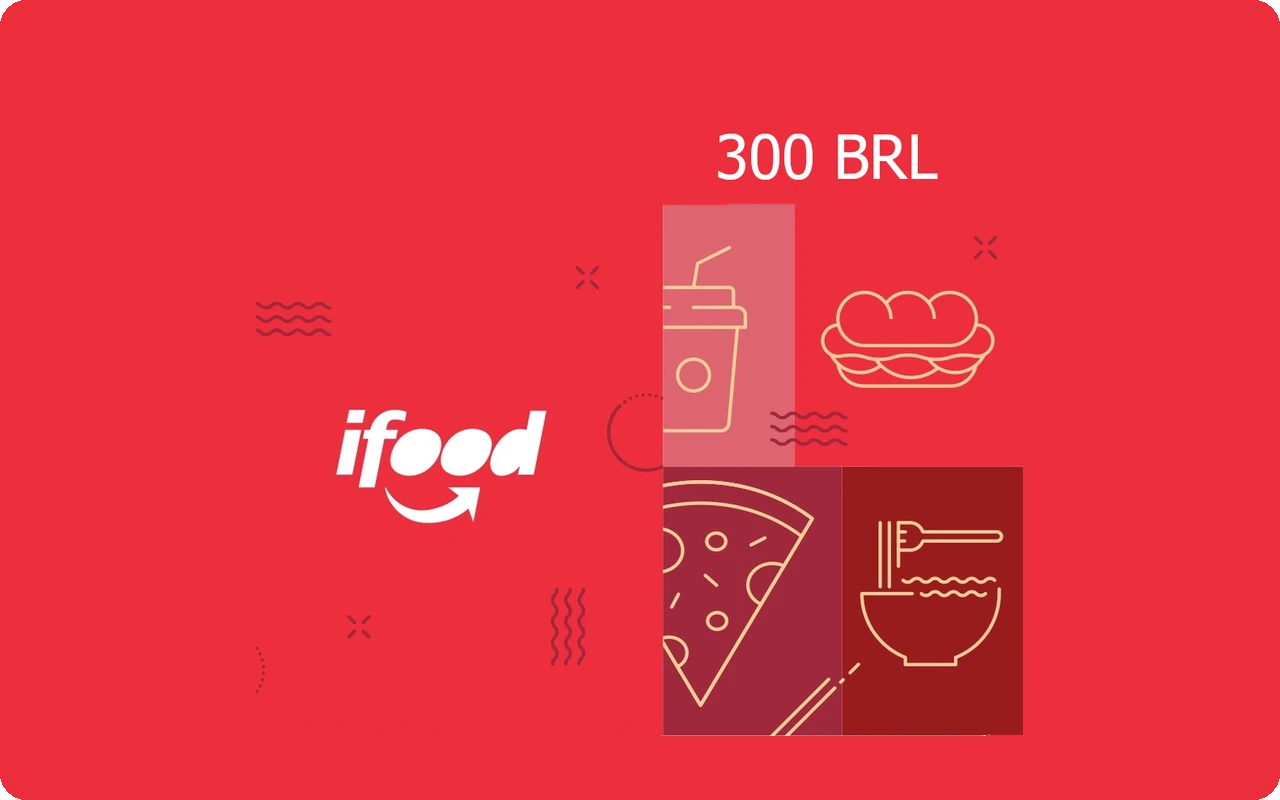 iFood R$300 Gift Card (Brazil)
