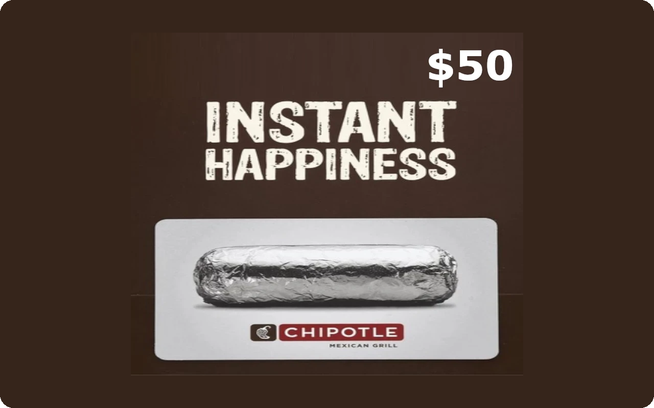 Chipotle $50 Gift Card (United States)