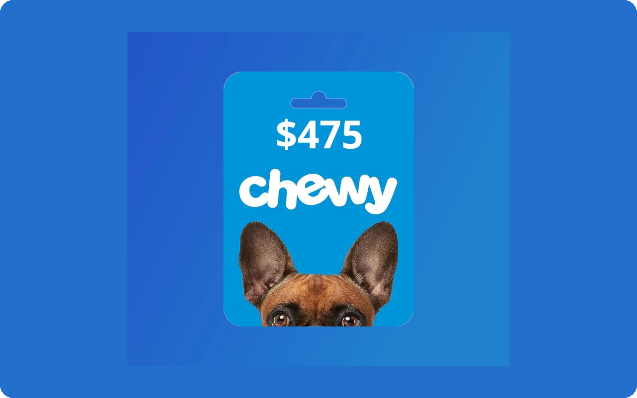 Chewy $475 Gift Card (United States)