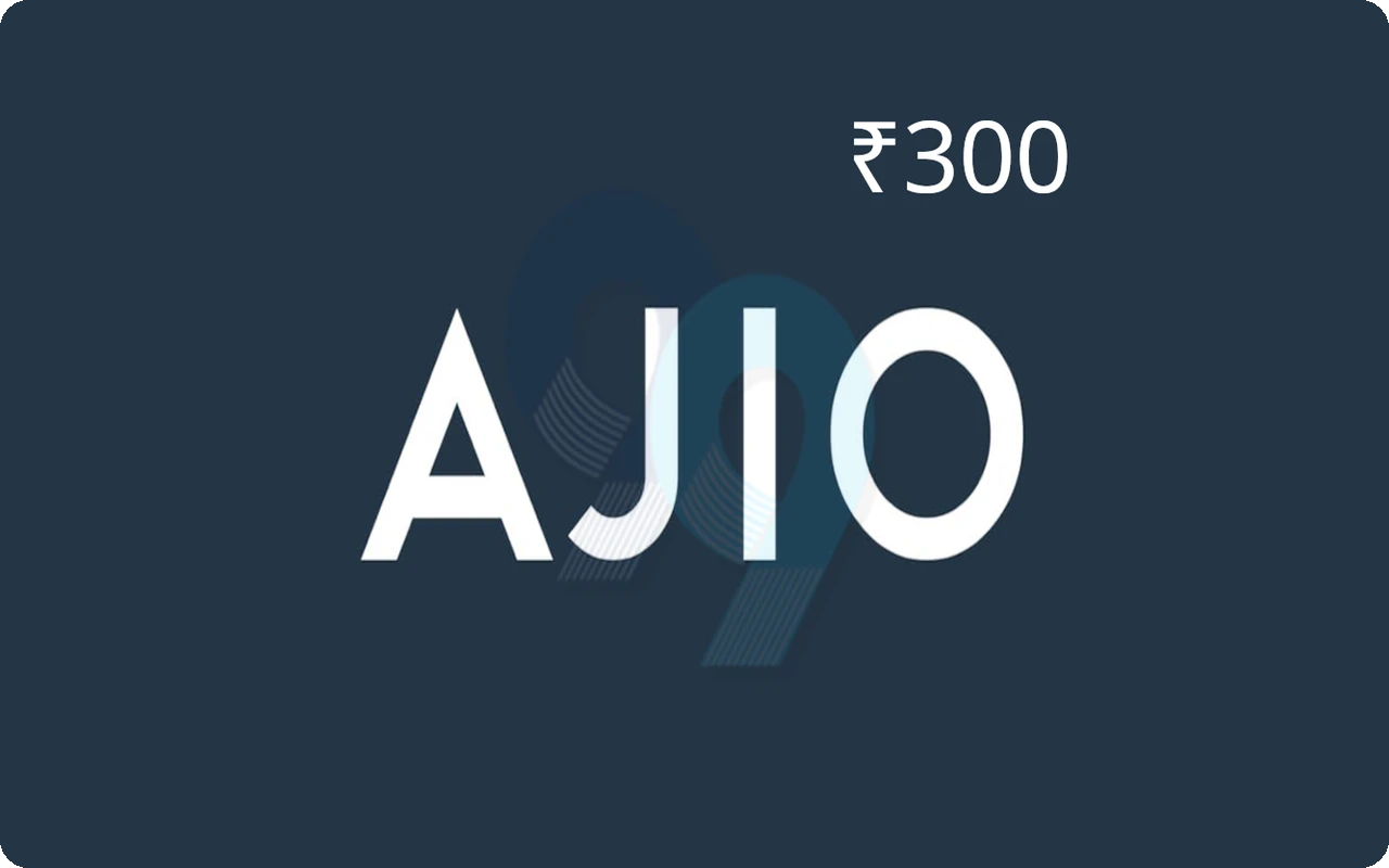 Ajio ₹300 Gift Card (India)