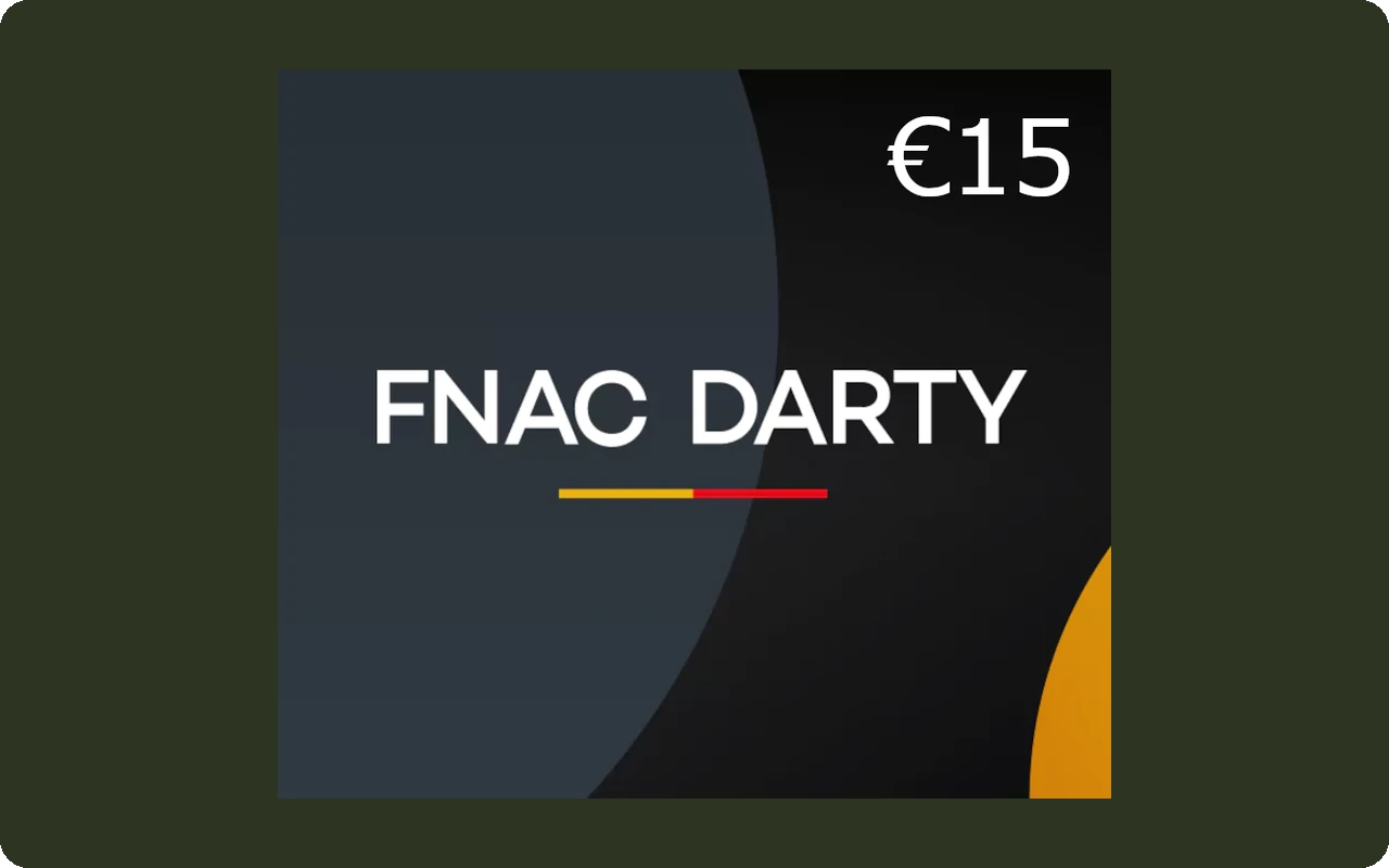 Fnac Darty €15 Gift Card (France)