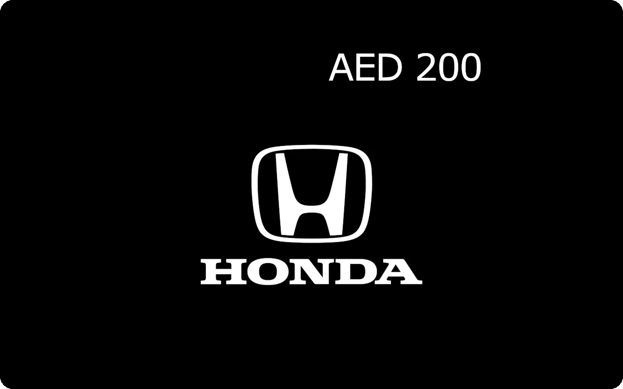 Honda 200 AED Gift Card (United Arab Emirates)