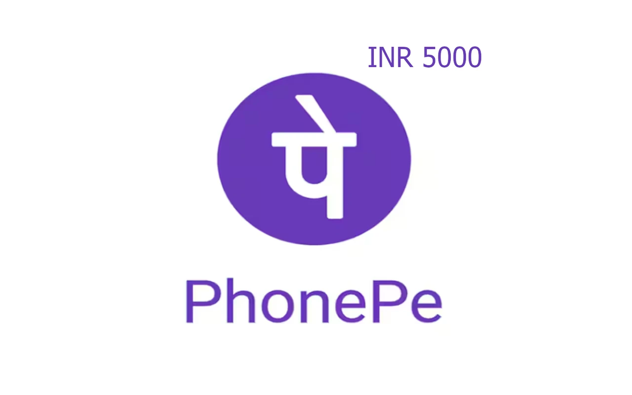 PhonePe ₹5000 Gift Card (India)