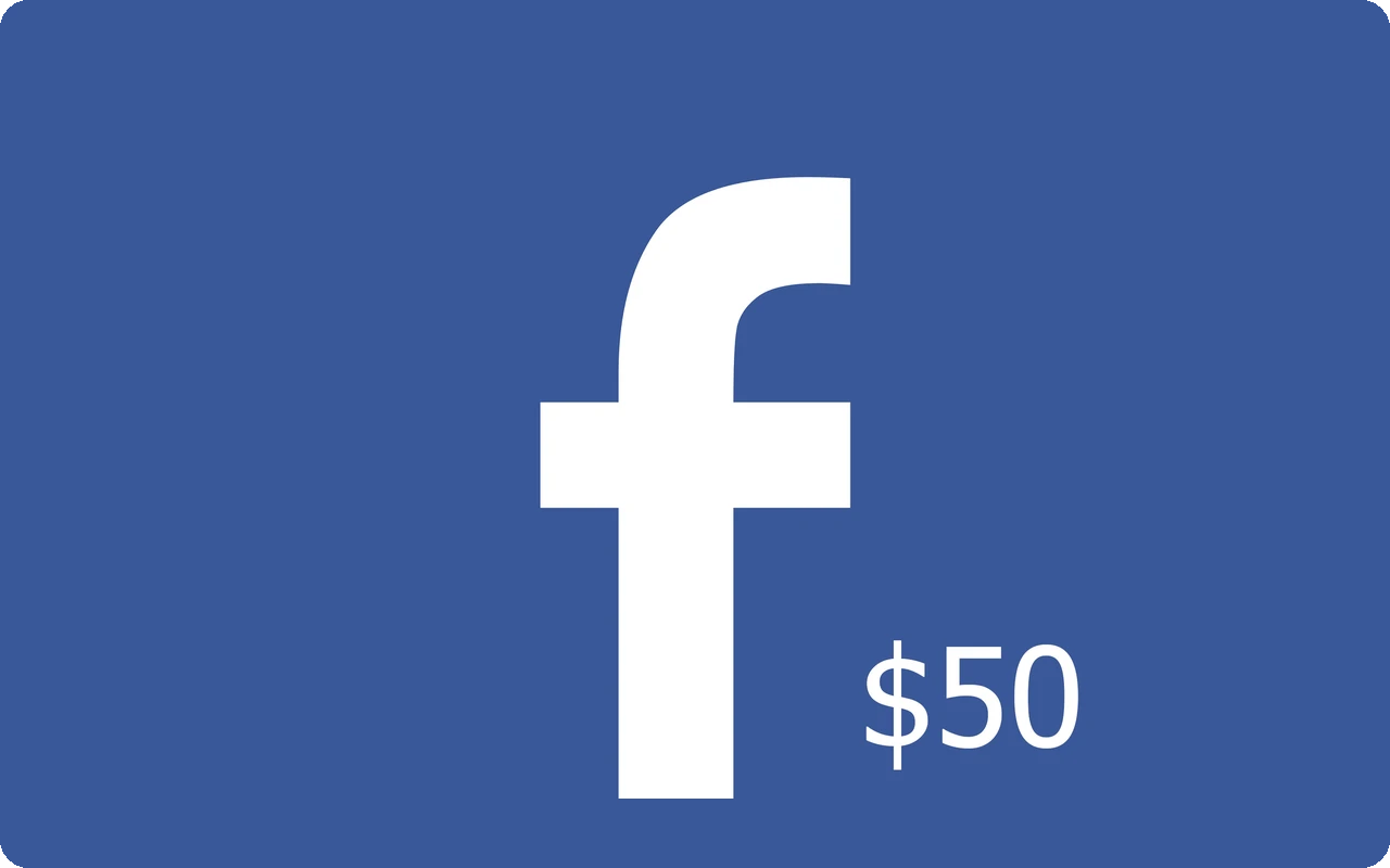 Facebook $50 Gift Card