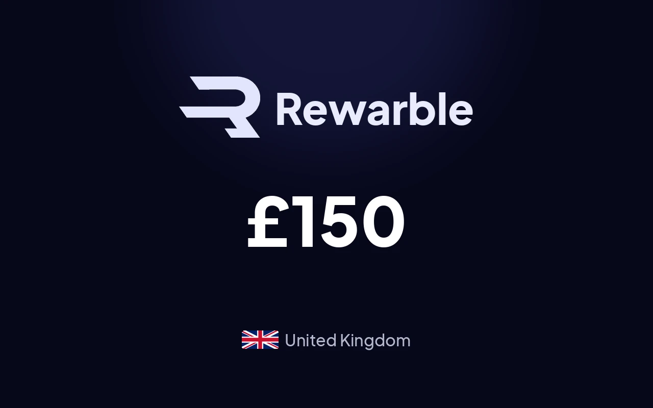 Rewarble TikTok £150 Gift Card (United Kingdom)