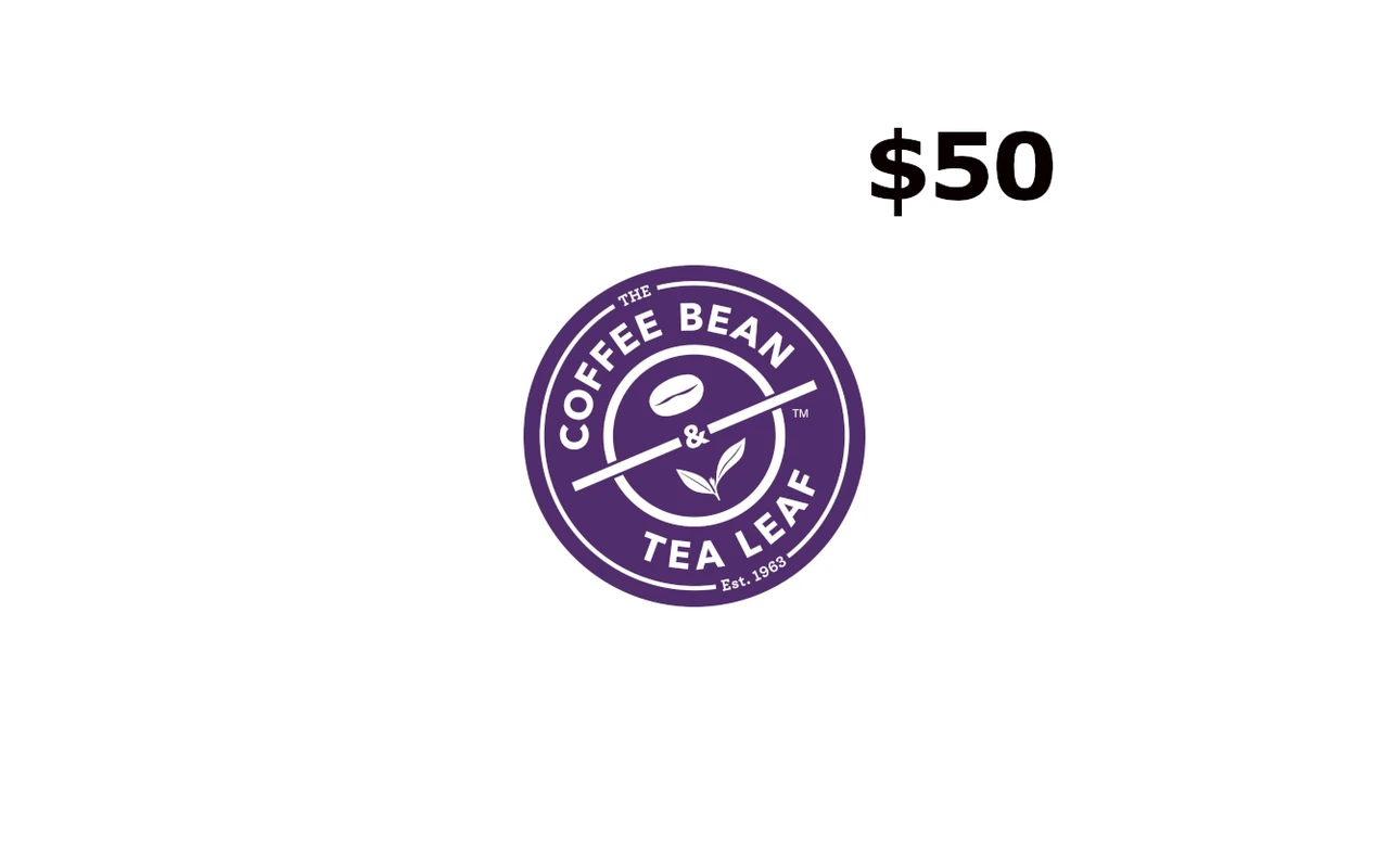 Coffee Bean & Tea Leaf $50 Gift Card (United States)