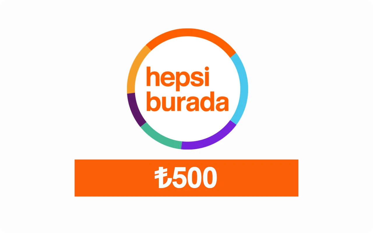 Hepsiburada ₺500 Gift Card (Turkey)