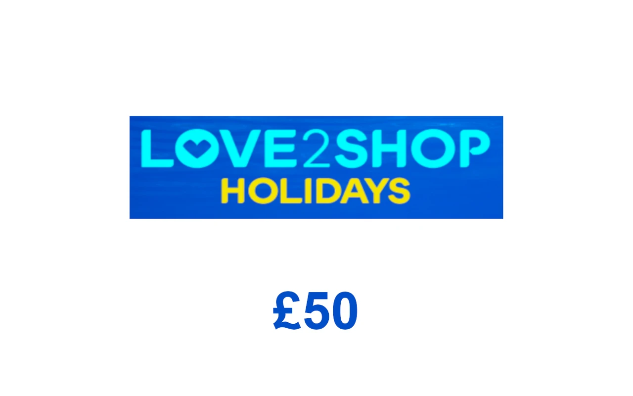 Love2Shop Holidays £50 Gift Card (United Kingdom)