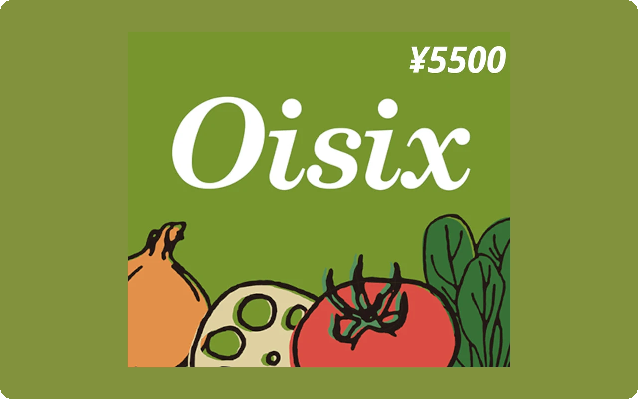 Oisix ¥5500 Gift Card (Japan)