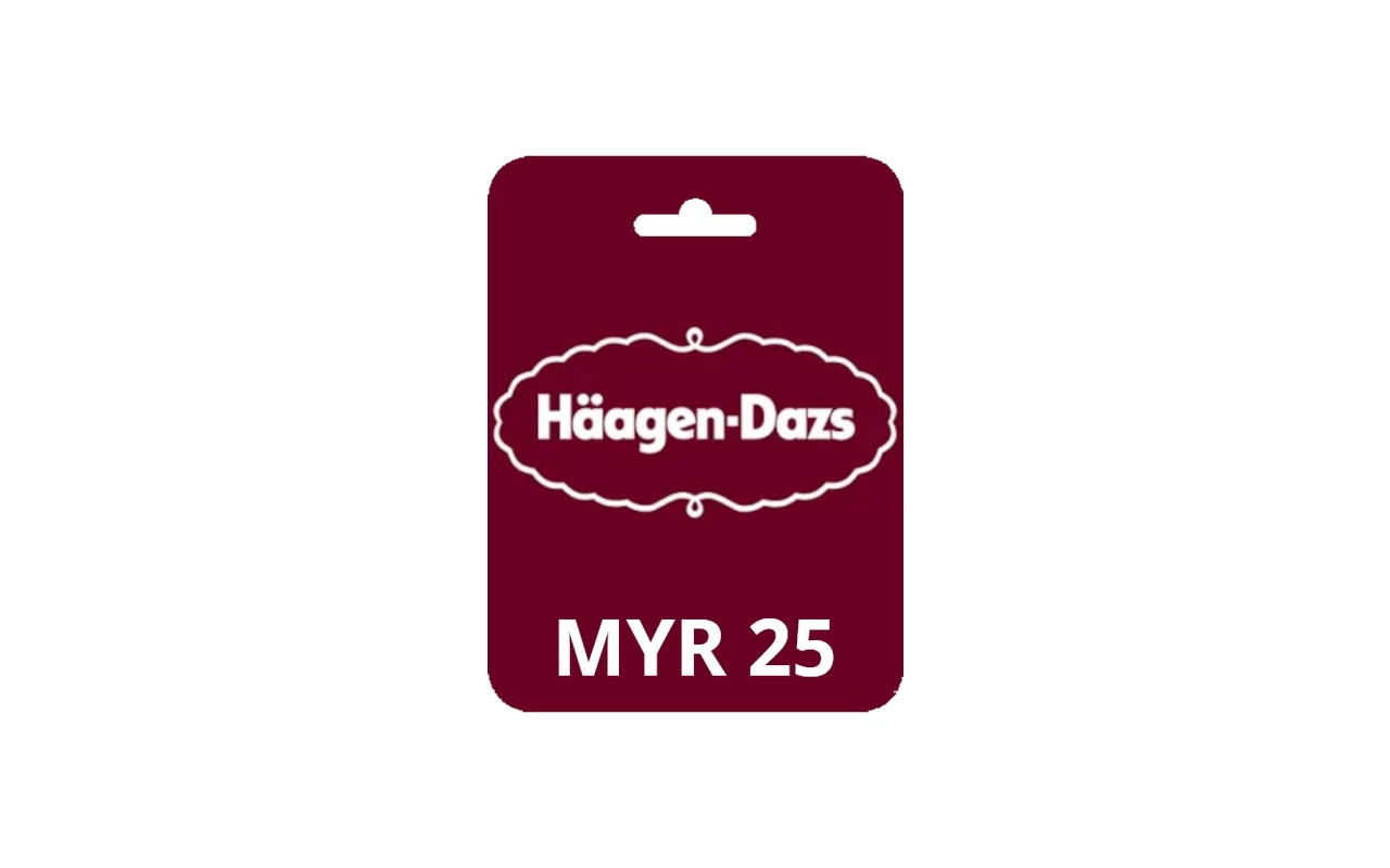 Haagen Dazs 25 RM Gift Card (Malaysia)