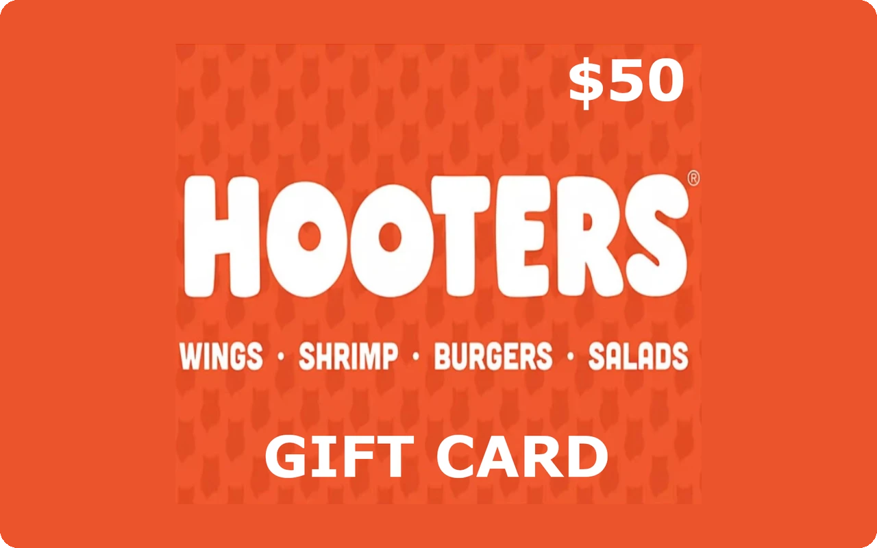 Hooters $50 Gift Card (United States)