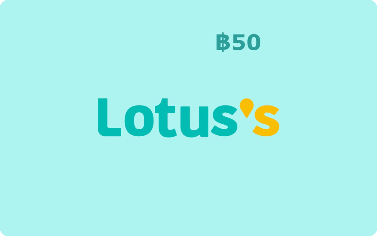 Lotus's ฿50 Gift Card (Thailand)