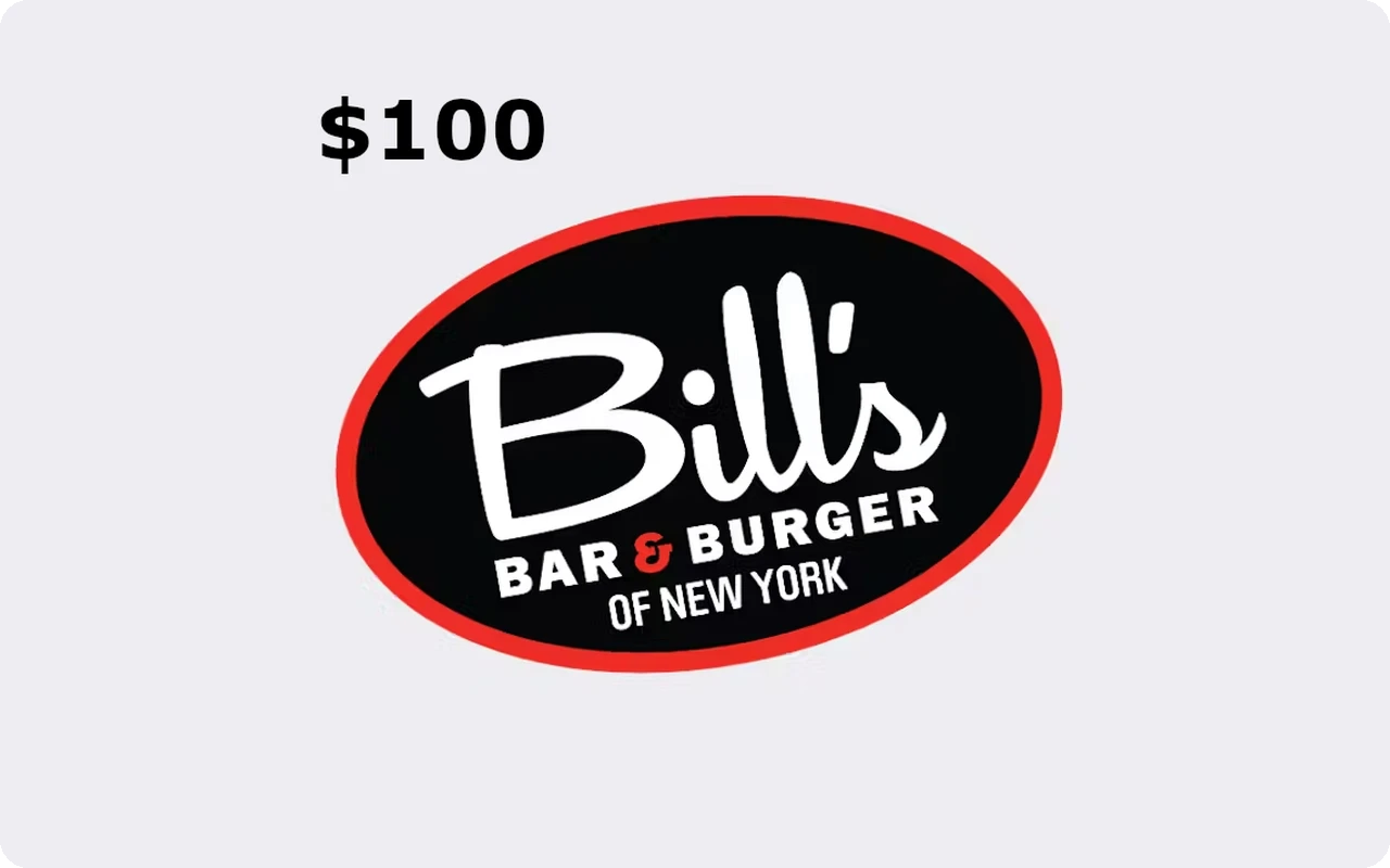 Bill's Bar & Burger $100 Gift Card (United States)