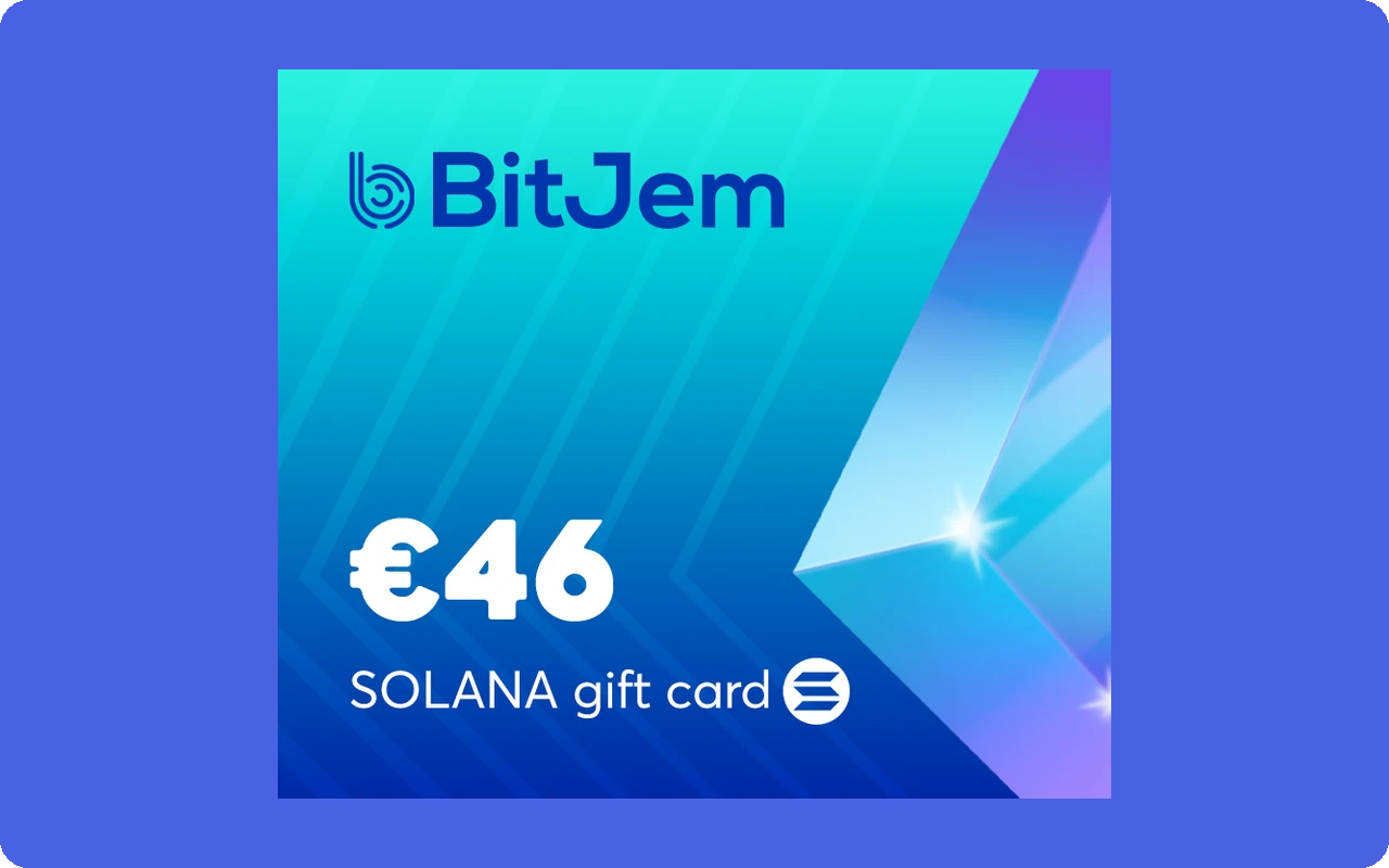 Bitjem Crypto €46 Gift Card (Europe)