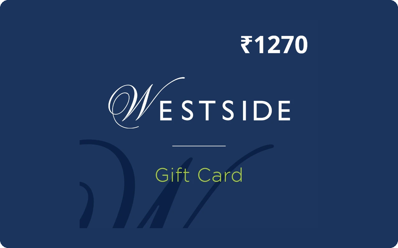 Westside ₹1270 Gift Card (India)