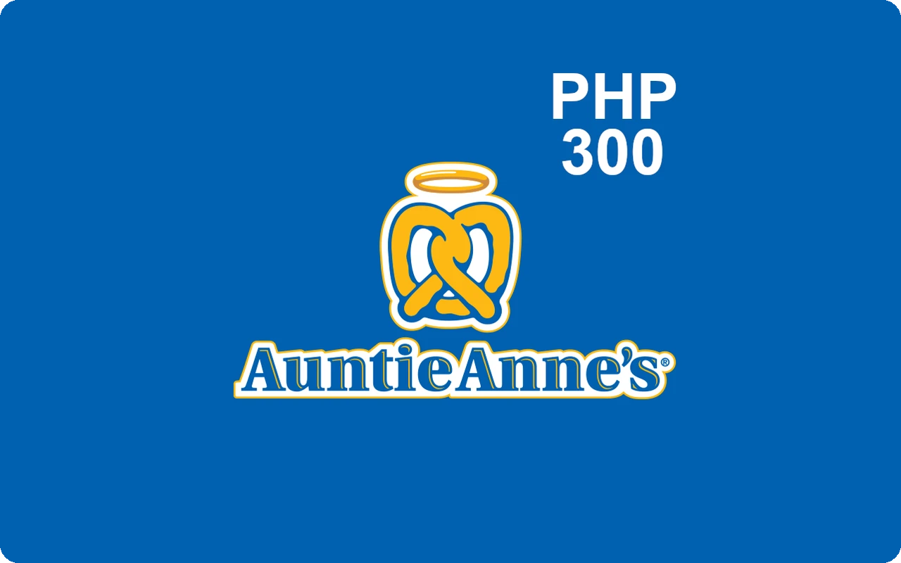 Auntie Anne ₱300 Gift Card (Philippines)