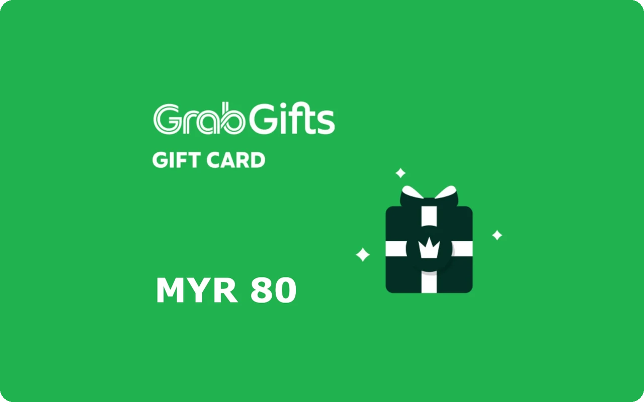 Grab 80 RM Gift Card (Malaysia)