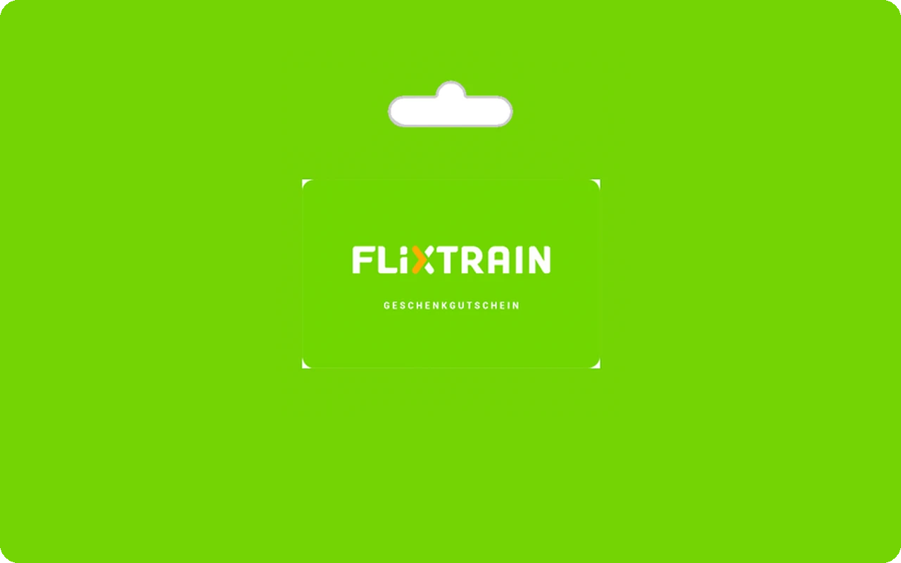 Flixtrain Gift Card 20 EUR - FlixTrain Key - GERMANY