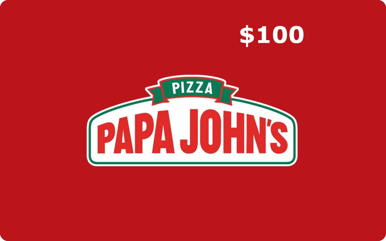 Papa John $100 Gift Card (United States)