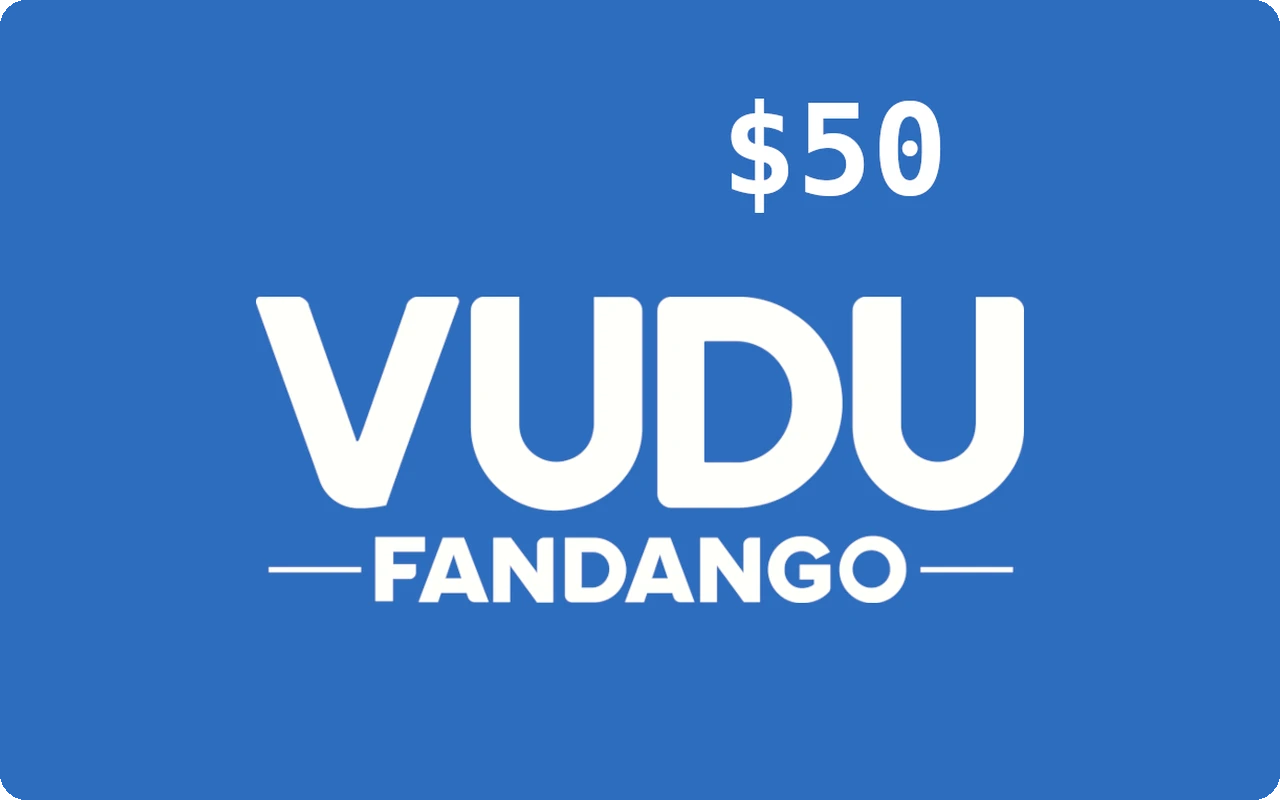 Vudu $50 Gift Card (United States)