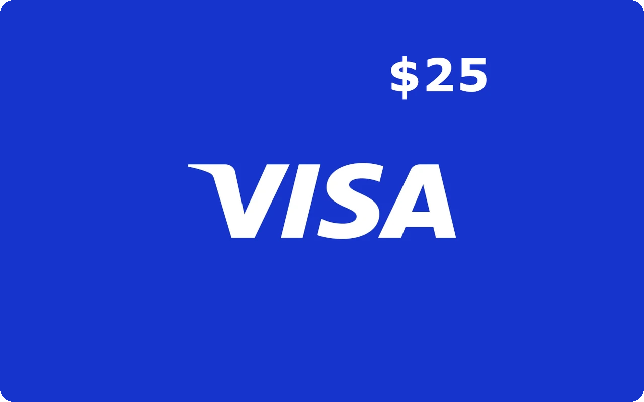 Mypaymentvault Prepaid Visa $25 Gift Card (United States)