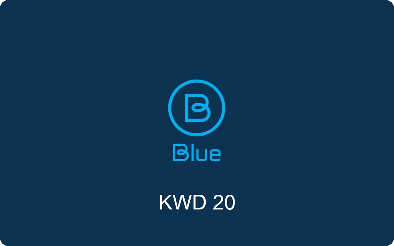 Blue Prepaid 20 KWD Gift Card (Kuwait)