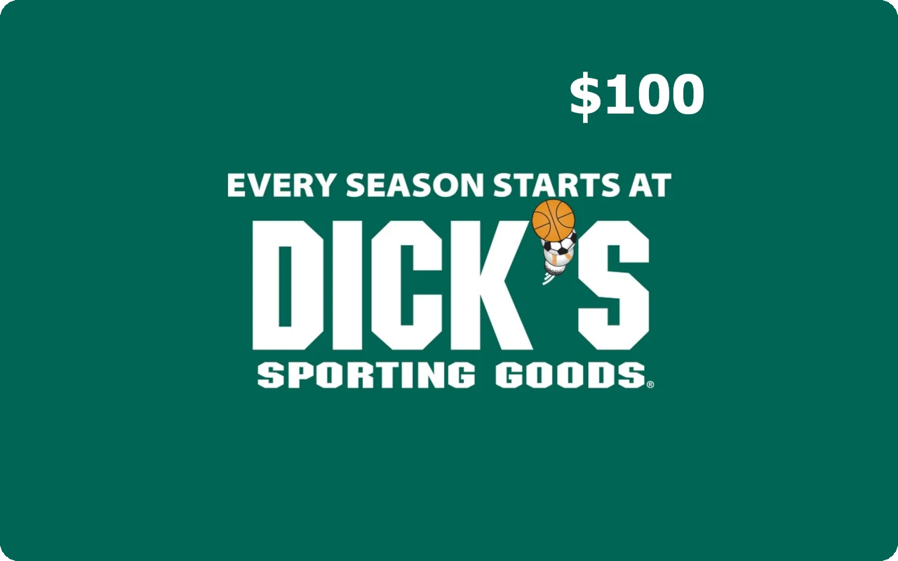 Dicks Sporting Goods $100 Gift Card (United States)