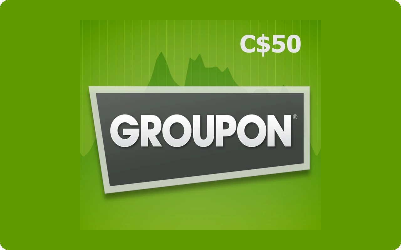 Groupon $50 Gift Card (Canada)