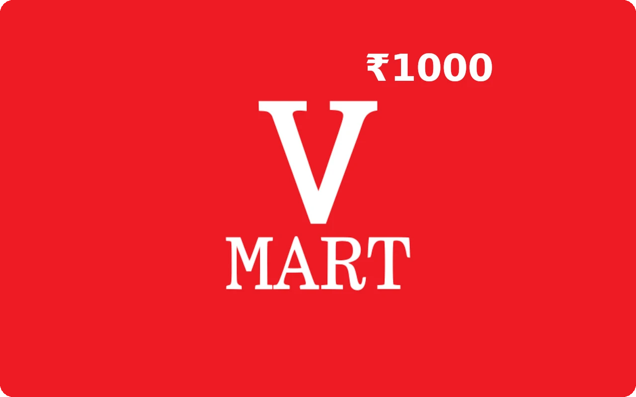 Vmart ₹1000 Gift Card (India)
