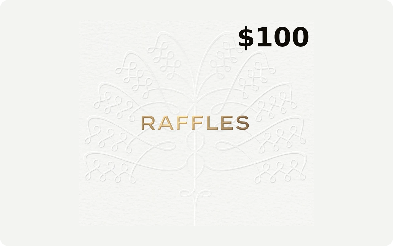 Raffles Hotels & Resorts $100 Gift Card (United States)