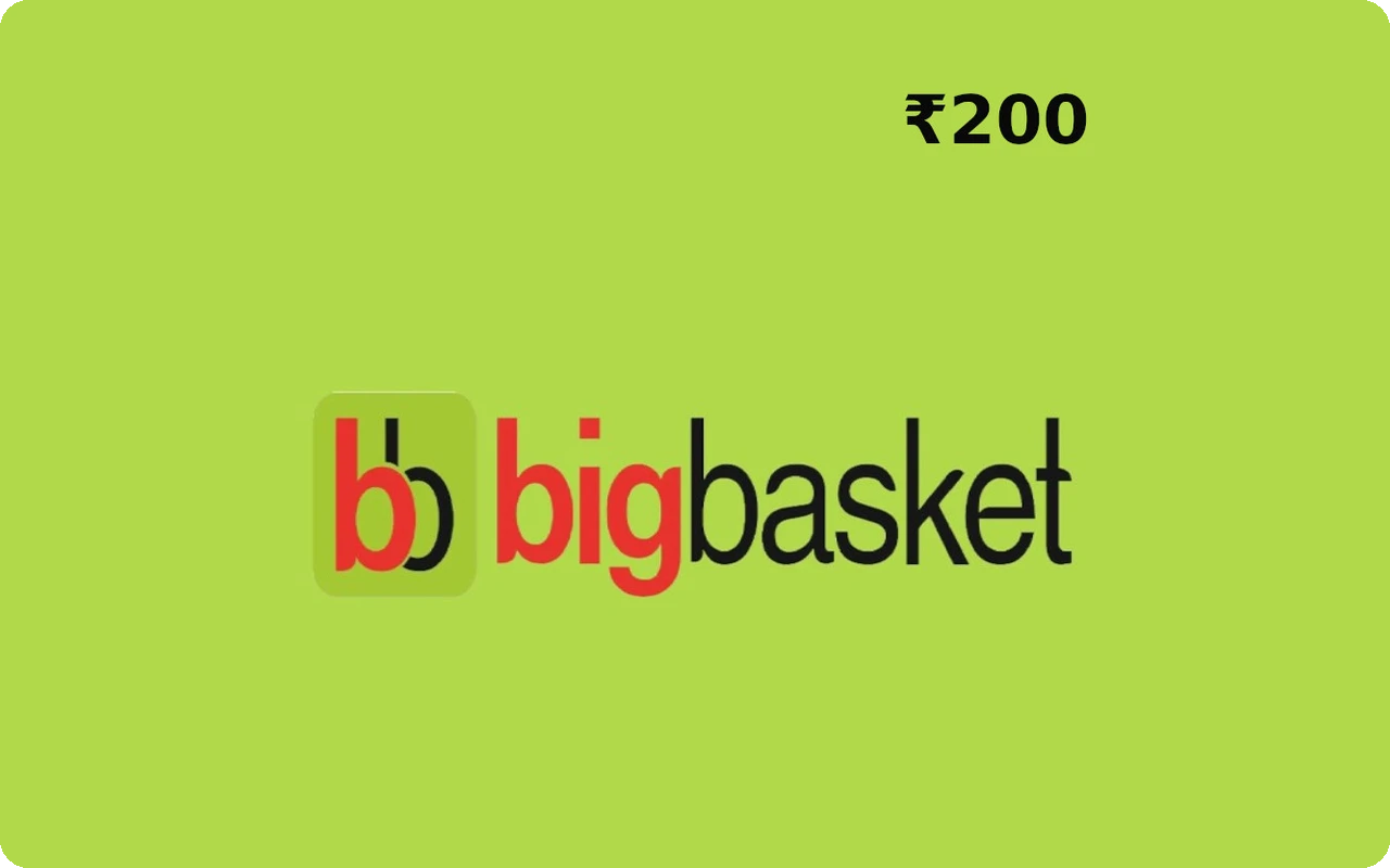 Bigbasket ₹200 Gift Card (India)