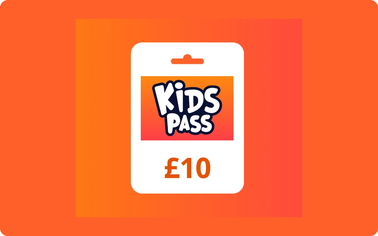 Kids Pass £10 Gift Card (United Kingdom)