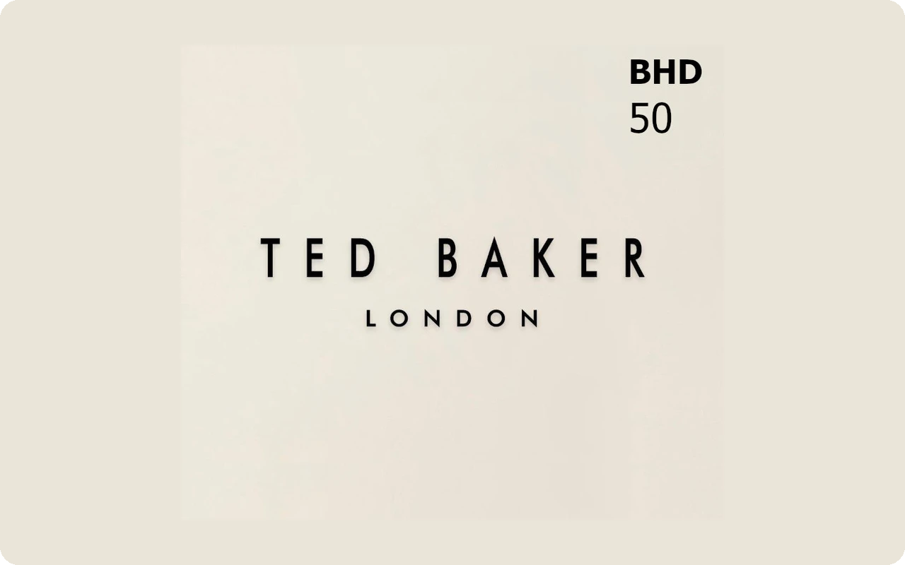 Ted Baker 50 BHD Gift Card (Bahrain)