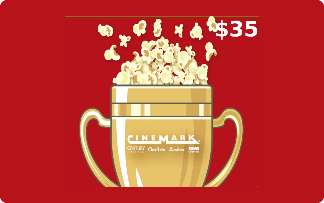 Cinemark Theatres $35 Gift Card (United States)
