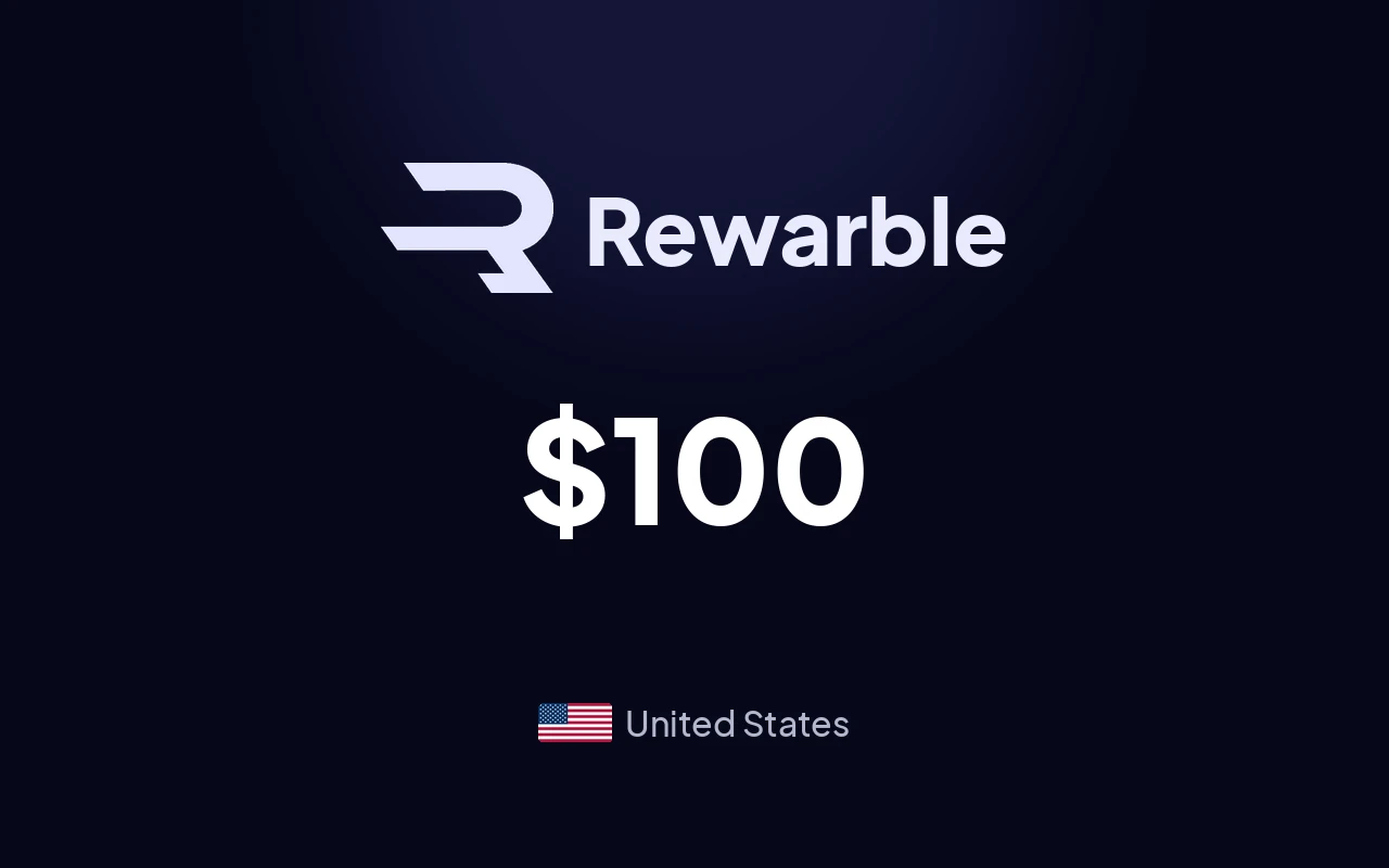Rewarble Fasapay $100 Gift Card (United States)