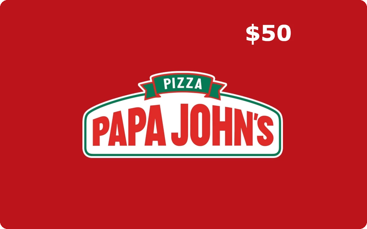 Papa John $50 Gift Card (United States)