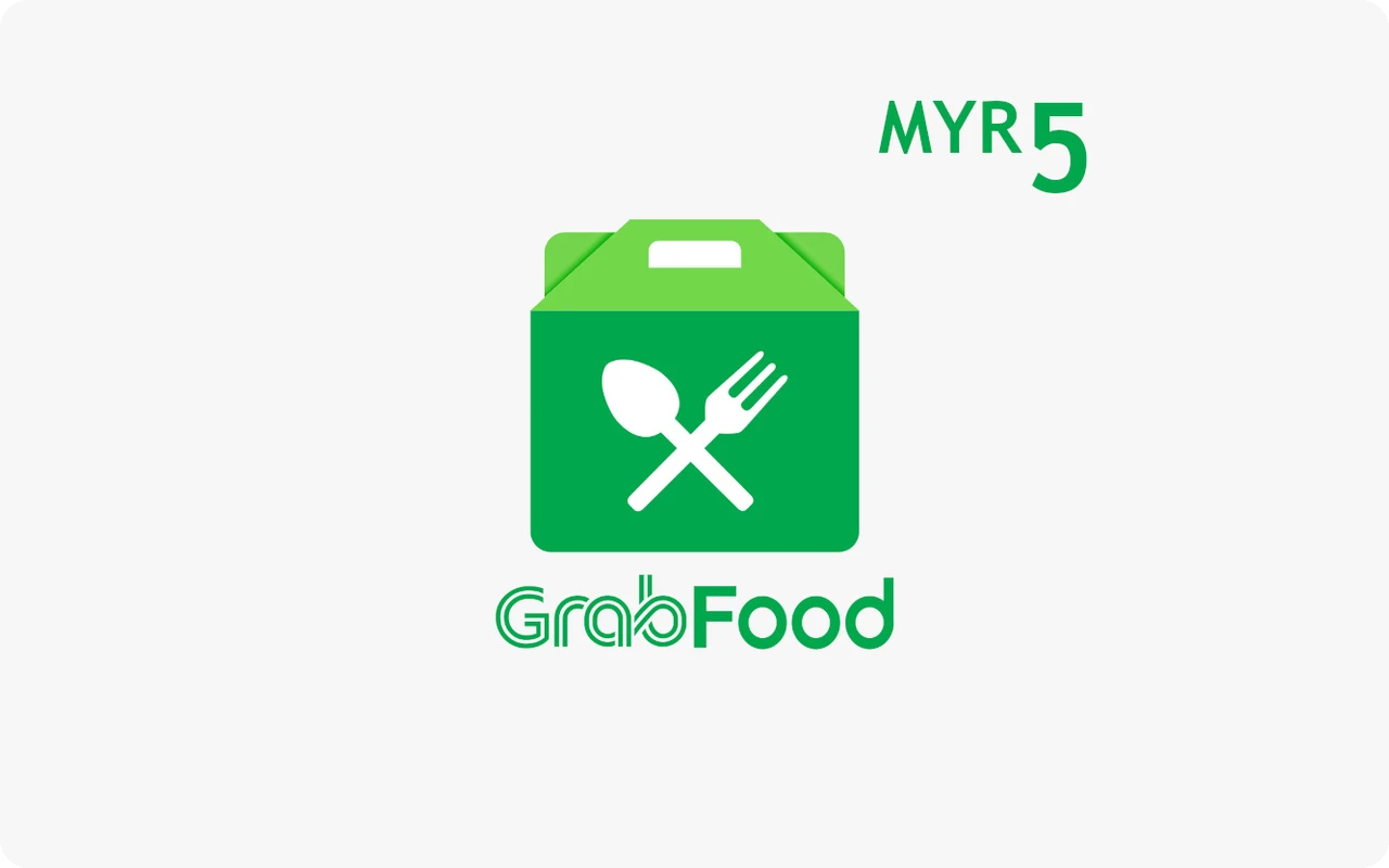 Grab Food 5 RM Gift Card (Malaysia)