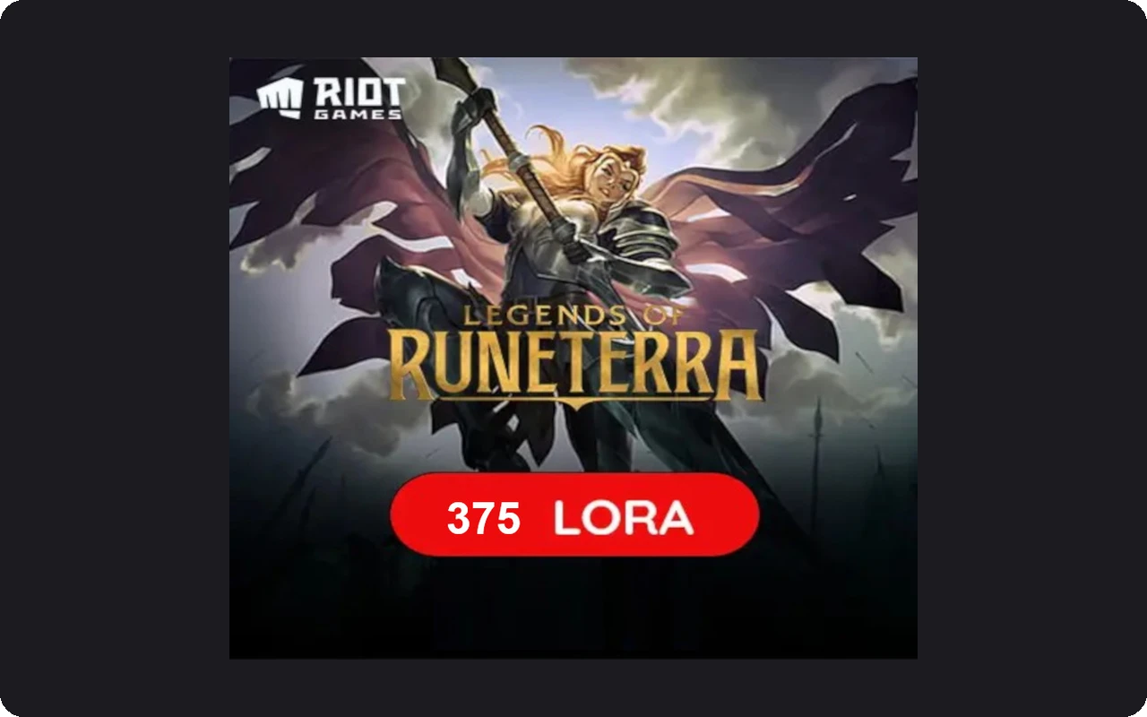 Legends Of Runeterra 375 Gift Card (Turkey)