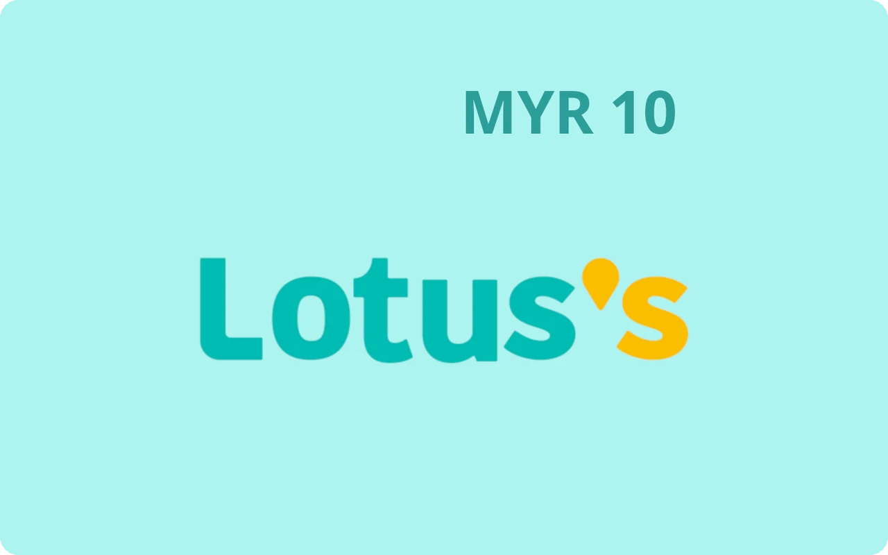 Lotus's 10 RM Gift Card (Malaysia)