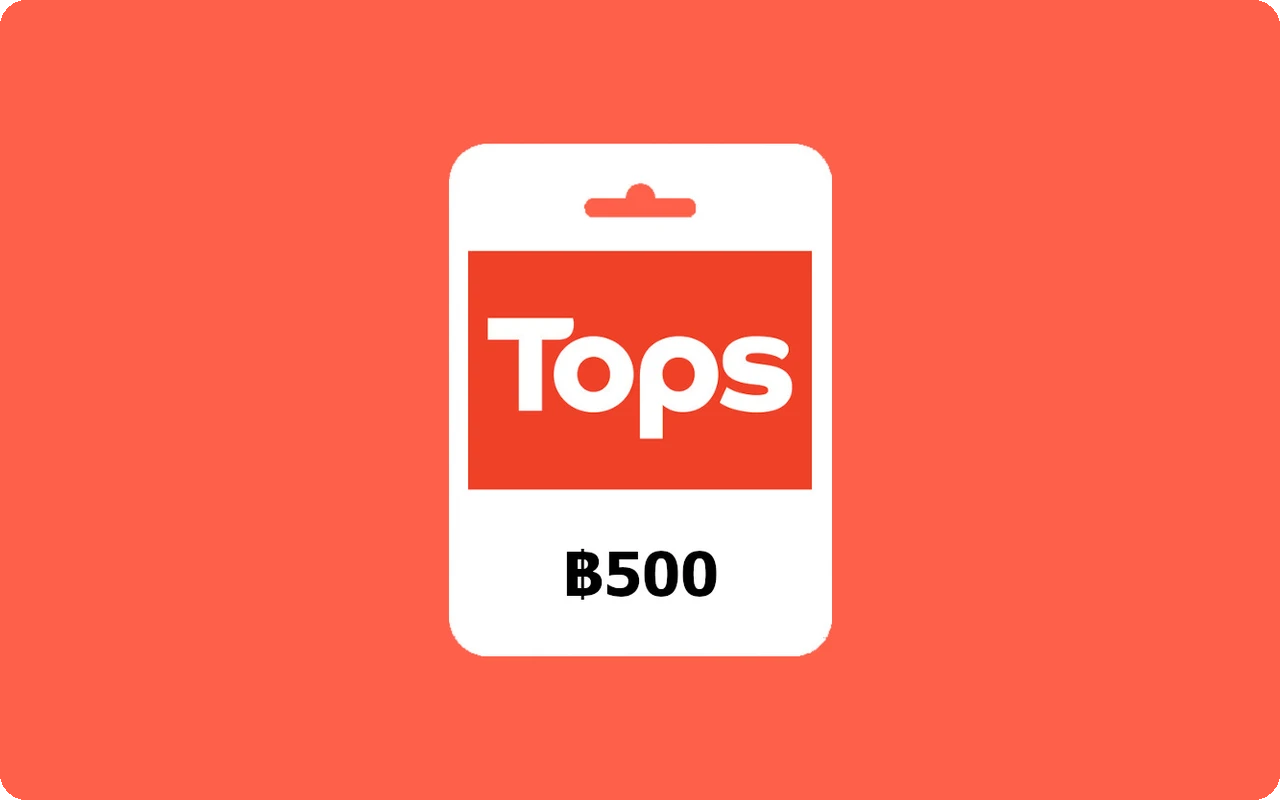 Tops ฿500 Gift Card (Thailand)