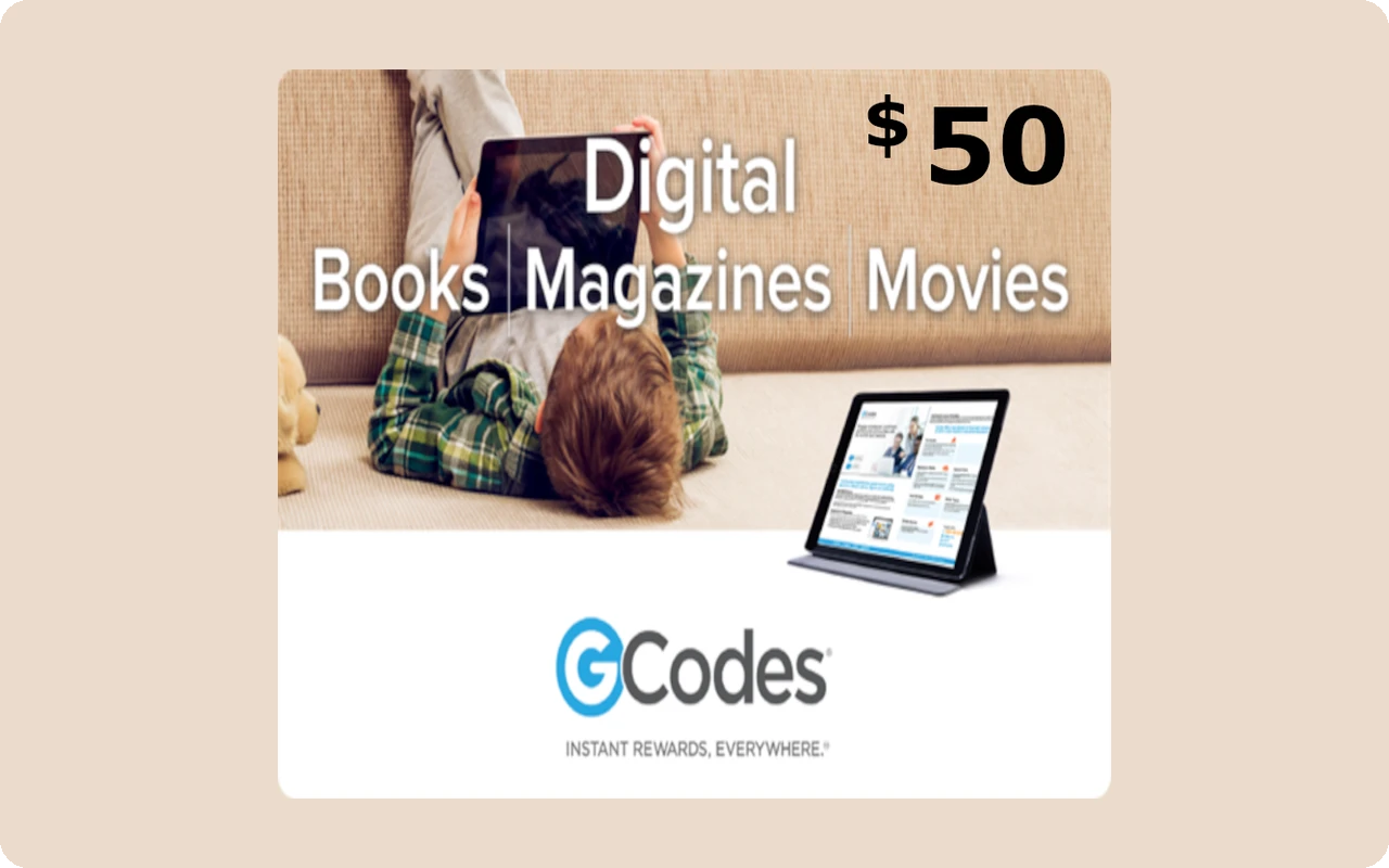 Gcodes Global $50 Gift Card (United States)