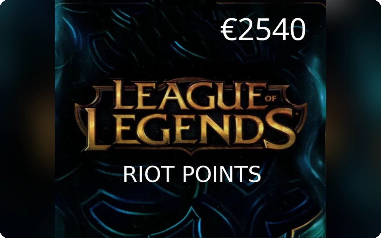 League of Legends 2540 Gift Card