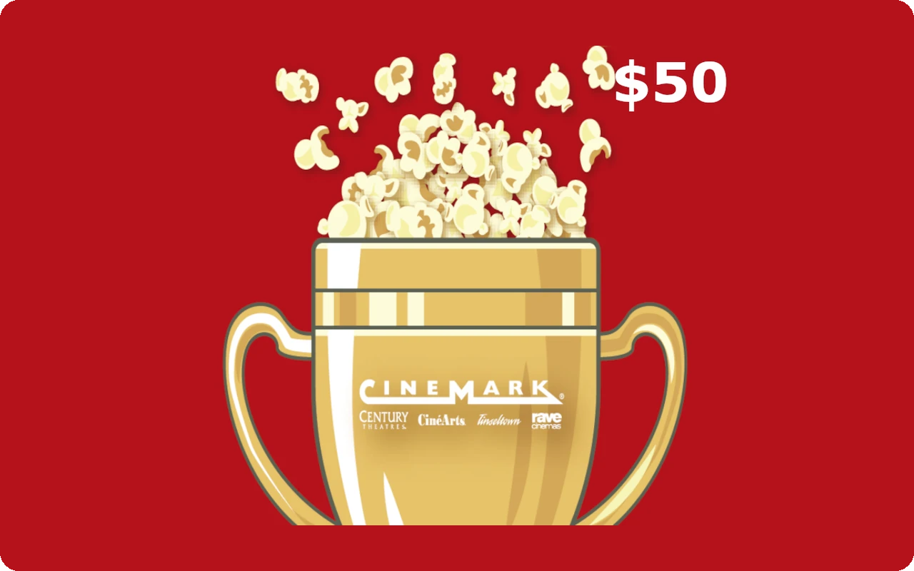 Cinemark Theatres $50 Gift Card (United States)