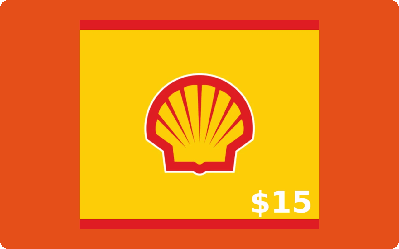 Shell $15 Gift Card (United States)