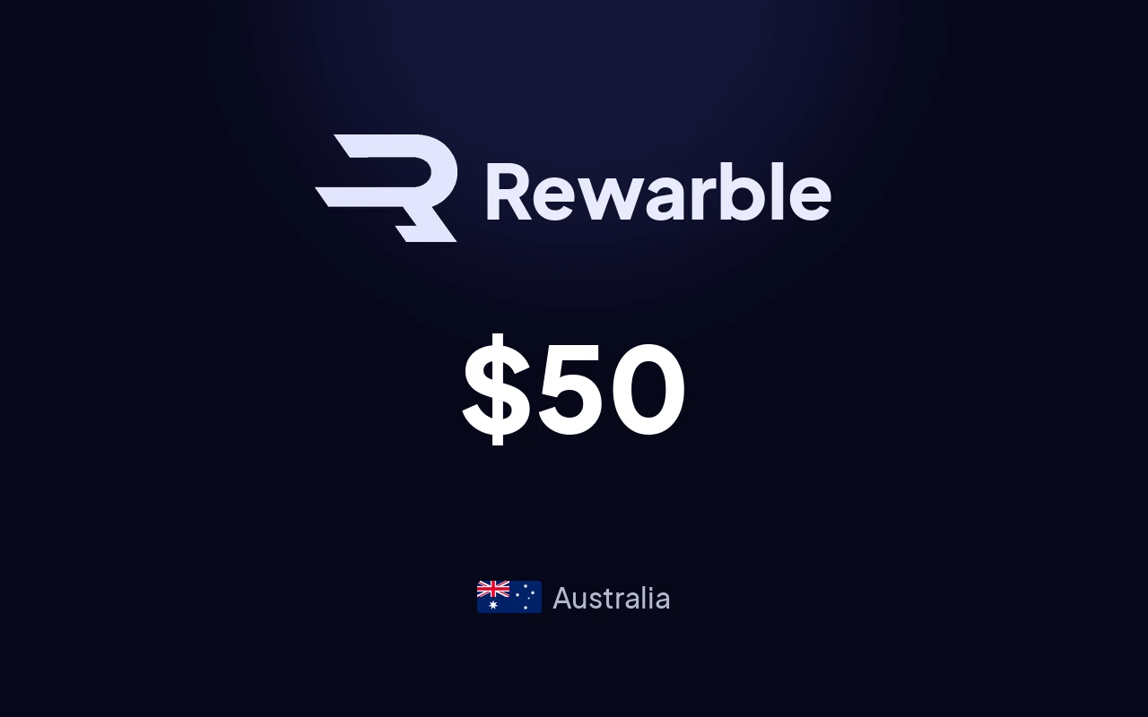 Rewarble Super $50 Gift Card (Australia)
