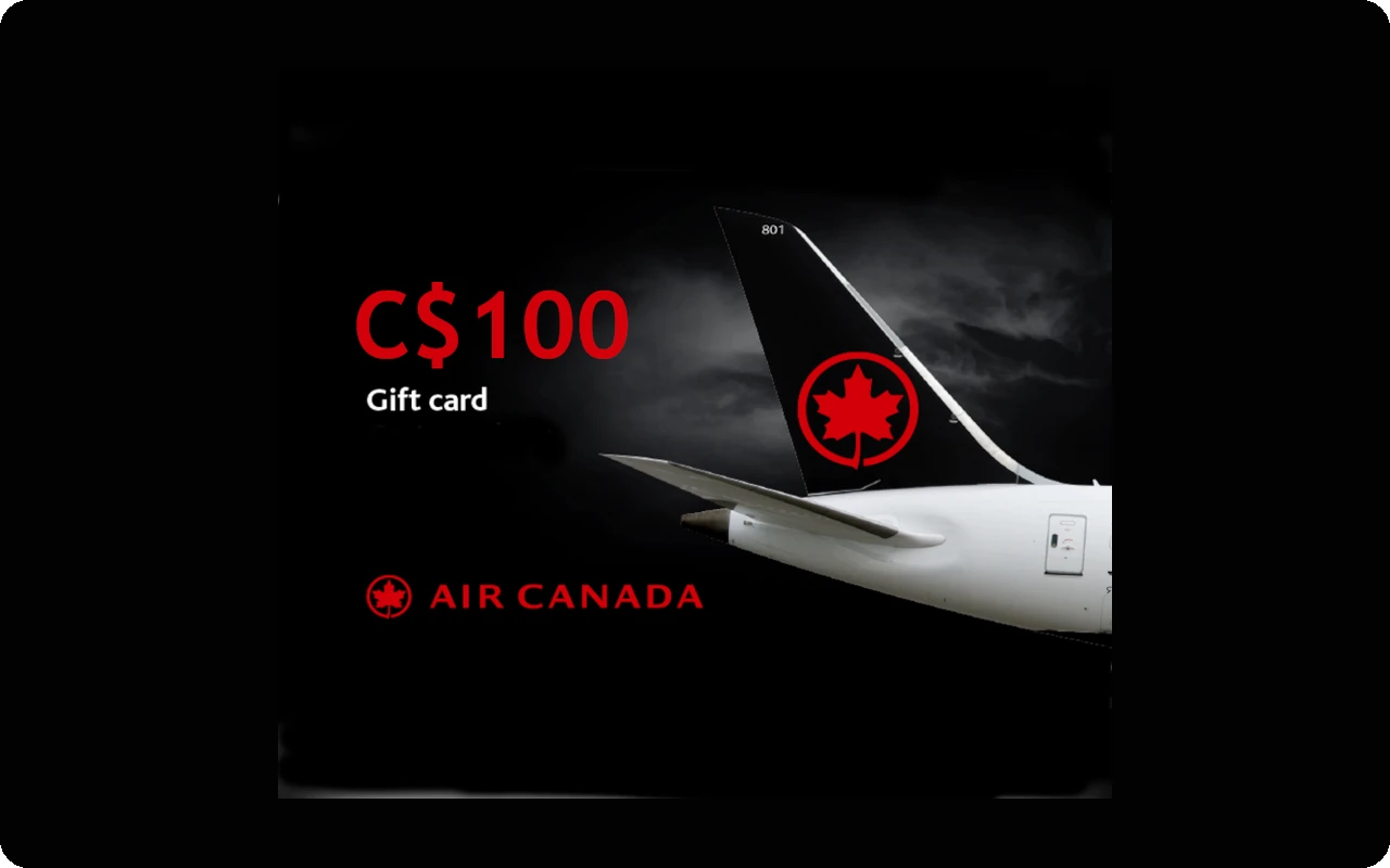 Air Canada $100 Gift Card (Canada)