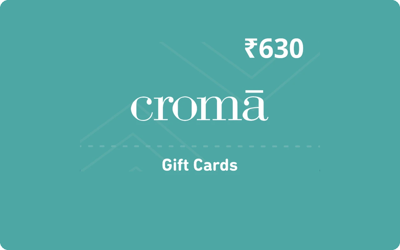 Croma ₹630 Gift Card (India)