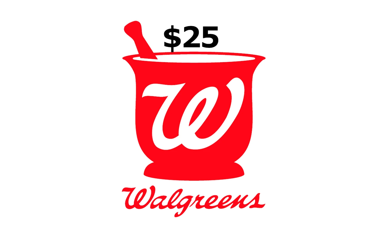 Walgreens $25 Gift Card (United States)