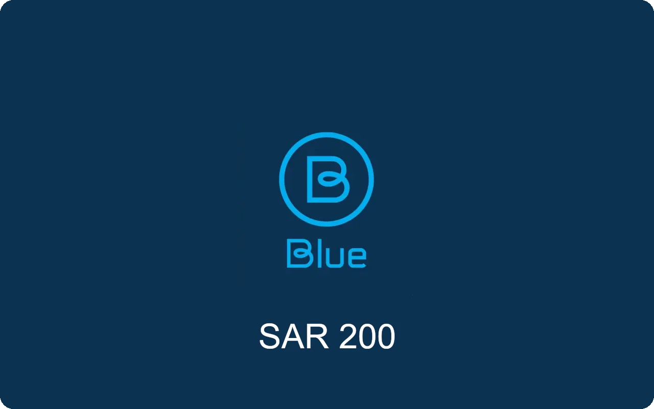 Blue Prepaid 200 SAR Gift Card (Saudi Arabia)
