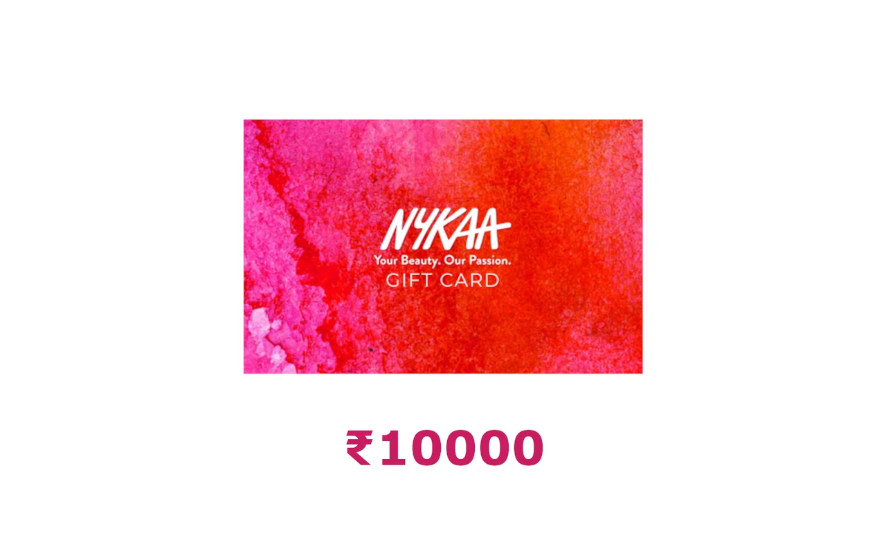 Nykaa ₹10000 Gift Card (India)